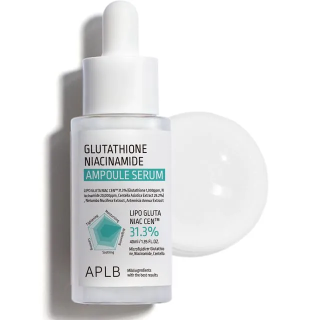 APLB Glutathione Niacinamide Ampoule Serum 40ml 2 APLB Glutathione Niacinamide Ampoule Serum 40ml