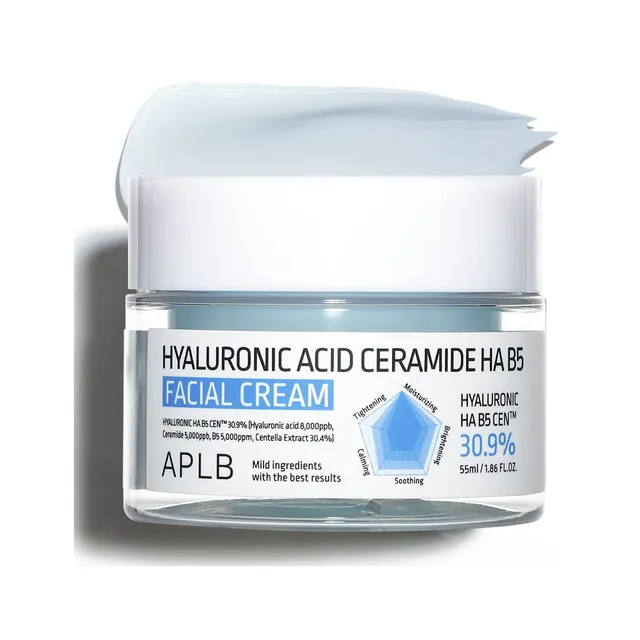 APLB Hyaluronic Acid Ceramide HA B5 Facial Cream 55ml APLB Hyaluronic Acid Ceramide HA B5 Facial Cream 55ml - Image 1