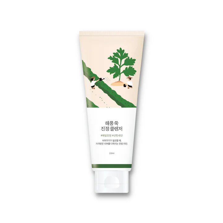 ROUND LAB Mugwort Calming Cleanser 150ml 2 Round Lab Mugwort Calming Cleanser - 150ml - Image 1