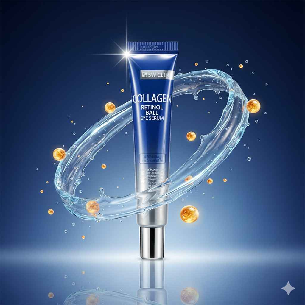 3W-Clinic-Collagen-Retinol-Ball-Eye-Serum-30ml 3W Clinic Collagen Retinol Ball Eye Serum 30ml - Image 1