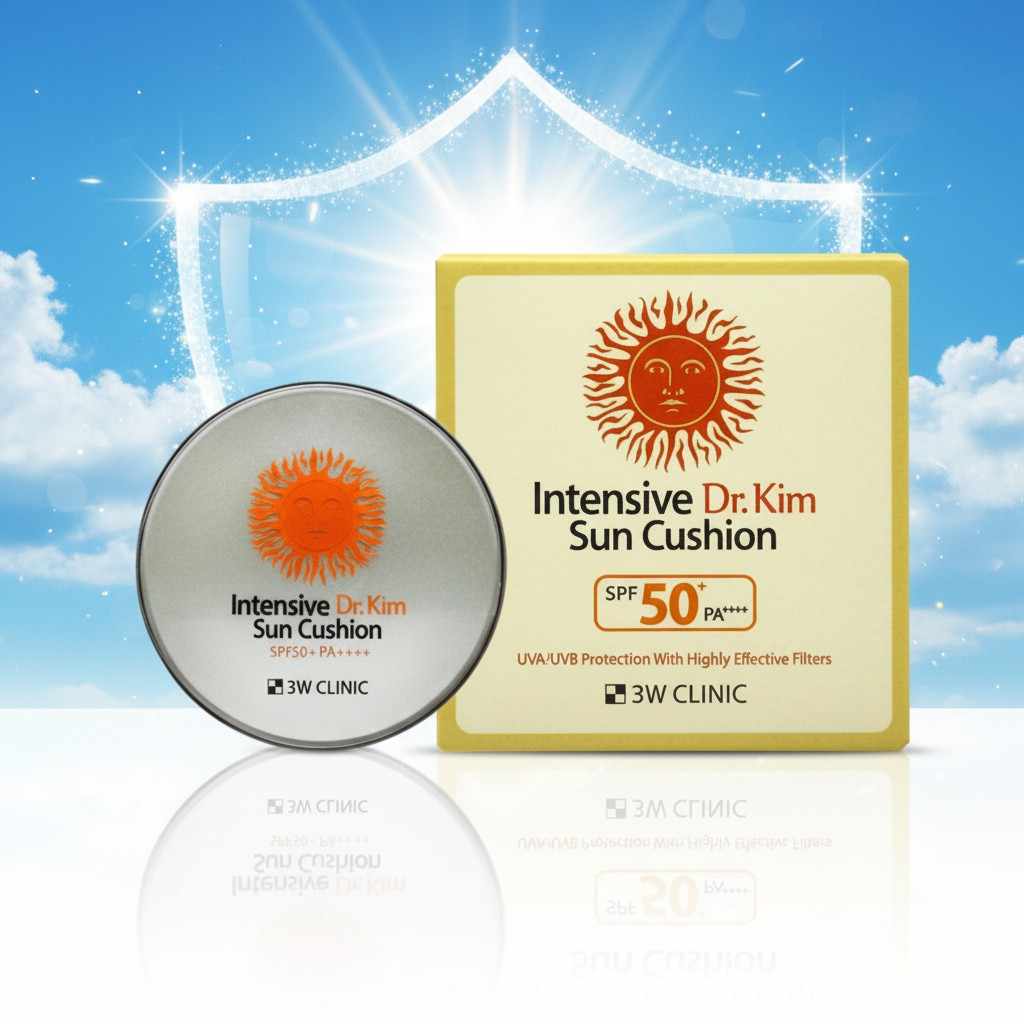3W-Clinic-Intensive-Dr.Kim-Sun-Cushion-15g-(SPF50+-PA++++) 3W Clinic Intensive Dr. Kim Sun Cushion SPF50+ PA++++ 15g - Image 1