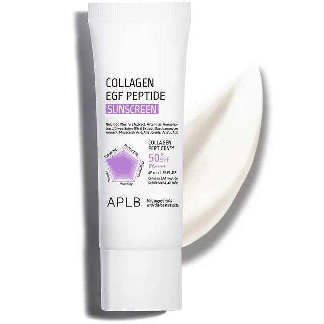 APLB-Collagen-EGF-Peptide-Sunscreen-40mlGlowBD APLB Collagen EGF Peptide Sunscreen 40ml - Image 1