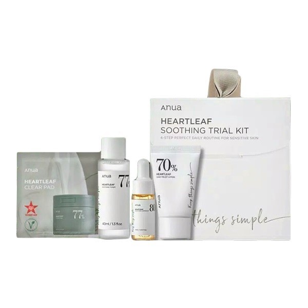 Anua-Heartleaf-Soothing-Trial-Kit-4-itemsGlowBD Anua Heartleaf Soothing Trial Kit - Image 1