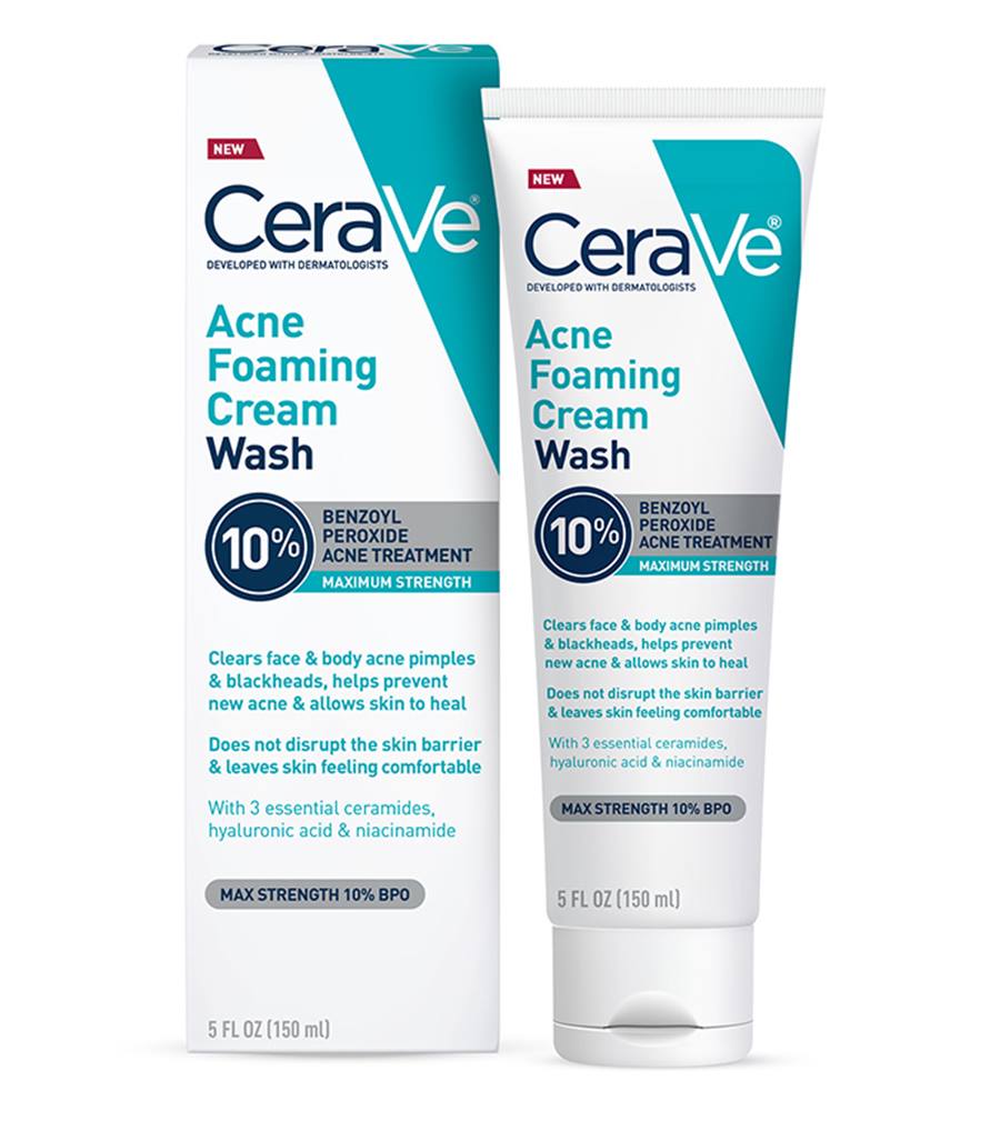 CeraVe-Acne-Foaming-Cream-Wash150mlGlowBD CeraVe Acne Foaming Cream Wash 150ml - Image 1