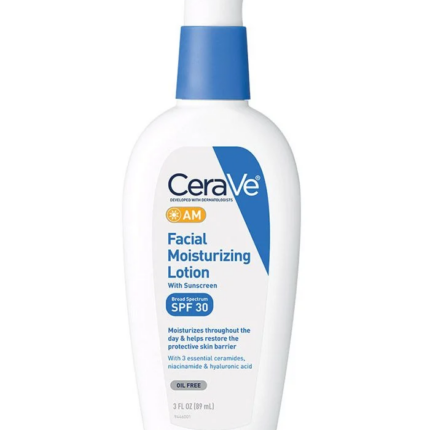 cerave am facial moisturizing lotion with sunscreen spf 30 89ml