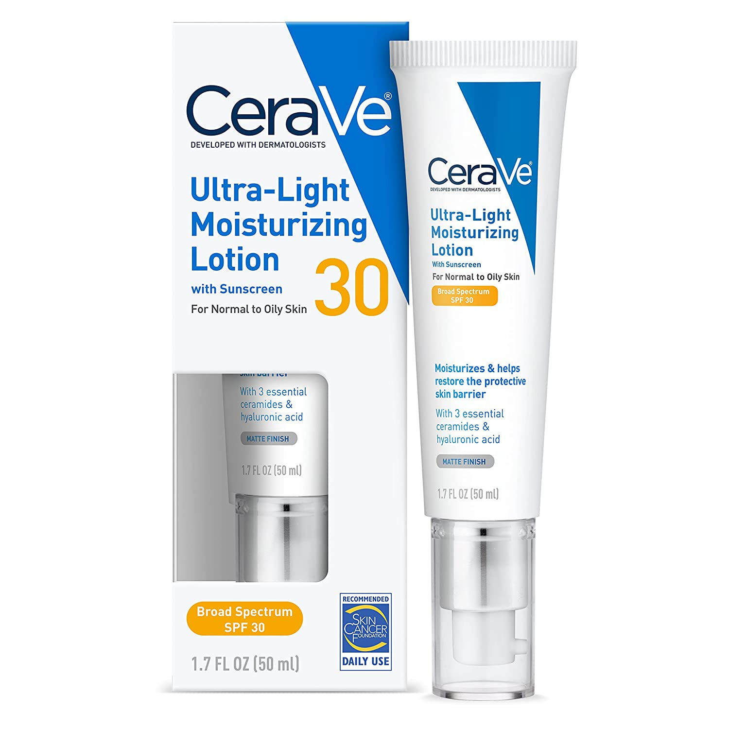Cerave Ultra-Light Moisturizing Lotion with Sunscreen SPF 30 – 50 ml Cerave Ultra-Light Moisturizing Lotion with Sunscreen SPF 30 – 50 ml