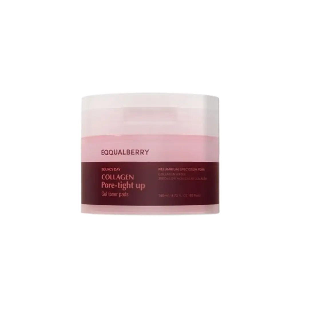 EQQUALBERRY-Collagen-Pore-Tight-Up-Gel-Toner-Pads-60PadsGlowBD EQQUALBERRY Collagen Pore-Tight Up Gel Toner Pads 60Pads - Image 1