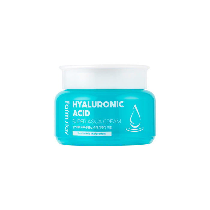 Farm-Stay-Hyaluronic-Acid-Super-Aqua-Cream-100mlGlowBD Farmstay Hyaluronic Acid Super Aqua Cream 100ml - Image 1