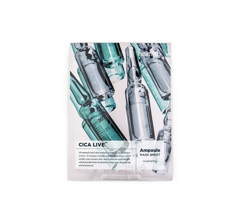 Heimish-Cica-Live-Ampoule-Mask-30mlGlowBD Heimish Cica Live Ampoule Mask 30ml - Image 1