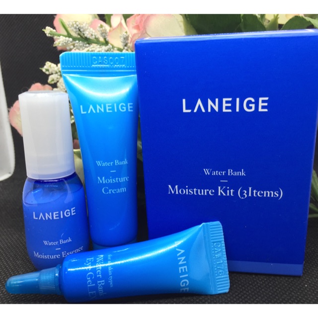 Laneige-WATER-BANK-MOISTURE-KIT-3ITEMSGlowBD Laneige WATER BANK MOISTURE KIT (3ITEMS) - Image 1