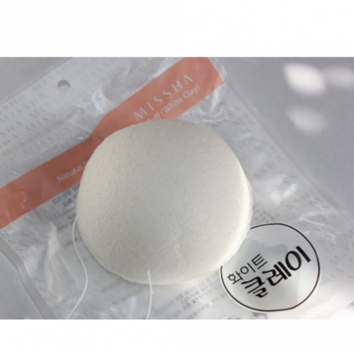 MISSHA-NATURAL-SOFT-JELLY-CLEANSING-PUFF-WHITE-CLAYGlowBD MISSHA NATURAL SOFT JELLY CLEANSING PUFF (WHITE CLAY) - Image 1