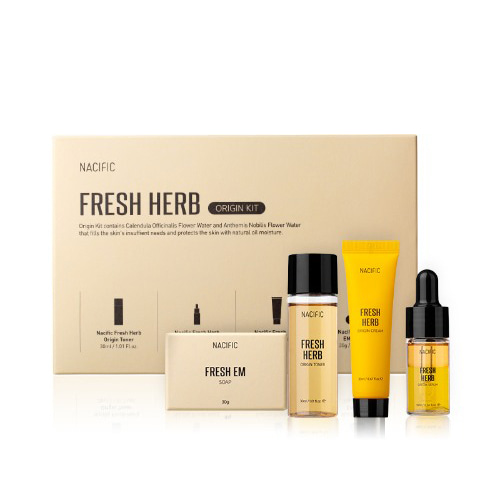 Nacific-Origin-Fresh-Kit-soap-30gToner-30mlserum-10mlCream-20mlGlowBD Nacific Origin Fresh Kit (soap 30g+Toner 30ml+serum 10ml+Cream 20ml) - Image 1