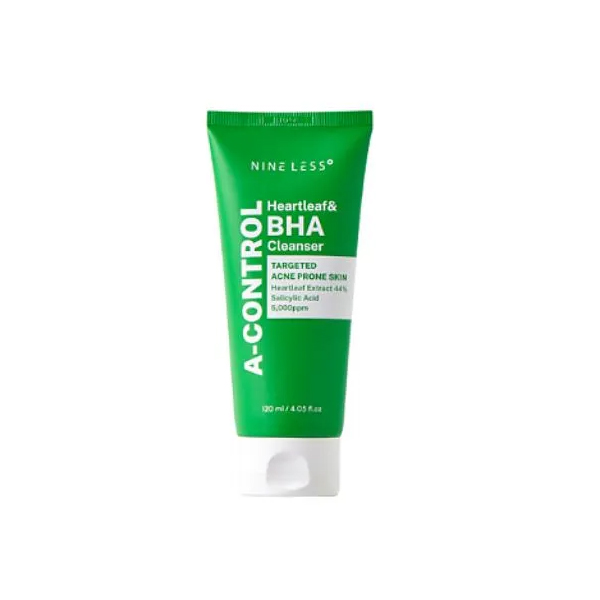 Nine-Less-A-Control-Heartleaf-BHA-Cleanser-120mlGlowBD Nine Less A-Control Heartleaf & BHA Cleanser - Image 1