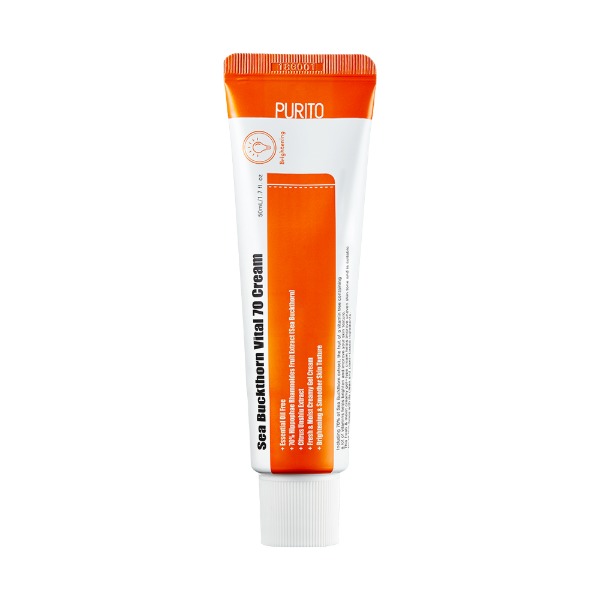 PURITO-Sea-Buckthorn-Vital-70-Cream-50mlGlowBD PURITO Sea Buckthorn Vital 70 Cream 50ml - Image 1