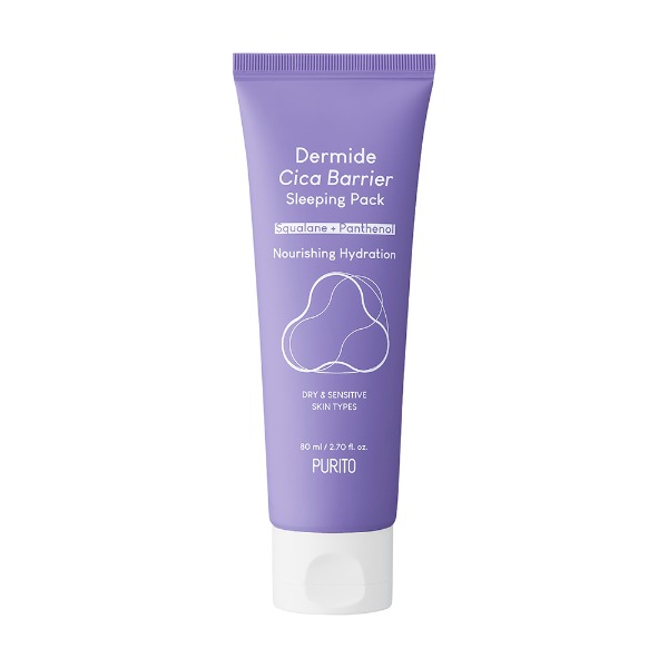 Purito-Dermide-Cica-Barrier-Sleeping-Pack-80mlGlowBD Purito Dermide Cica Barrier Sleeping Pack 80ml - Image 1