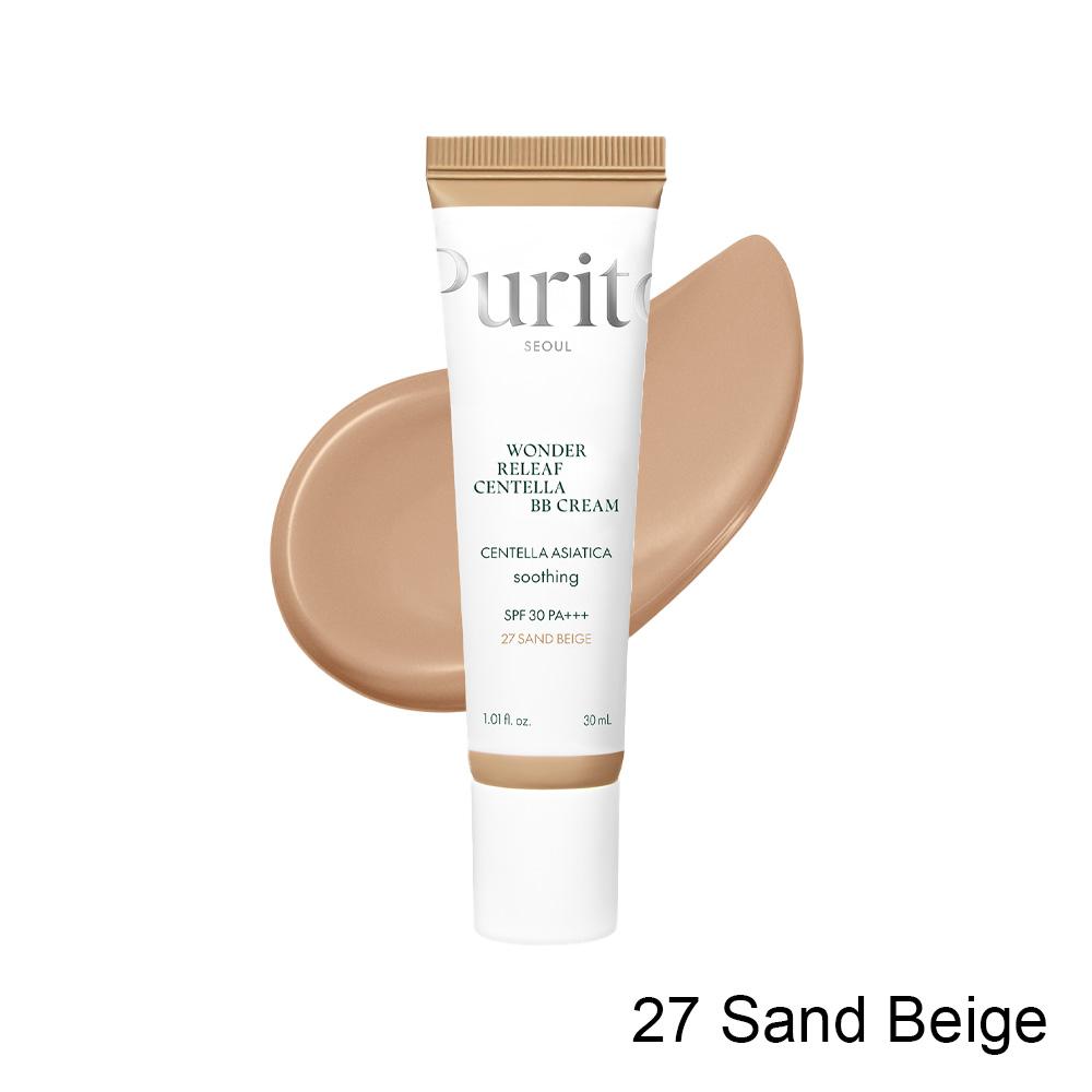 Purito-Wonder-Releaf-Centella-BB-Cream-SPF30-PA-27-Sand-Beige-30mlGlowBD Purito Wonder Releaf Centella BB Cream SPF30 PA+++ (27 Sand Beige) 30ml - Glow BD - Image 1