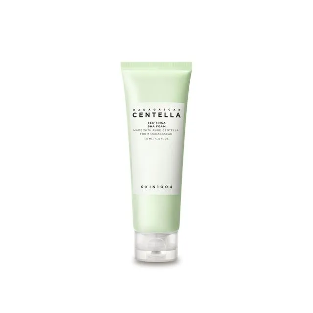 SKIN1004-Madagascar-Centella-Tea-Trica-Bha-Foam-125mlGlowBD SKIN1004 Madagascar Centella Tea-Trica BHA Foam 125ml - Image 1