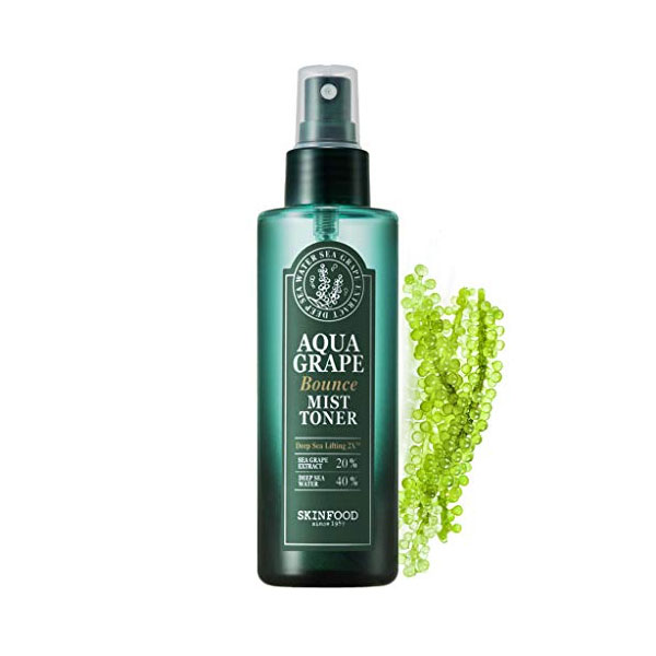 SKINFOOD-Aqua-Grape-Bounce-Mist-Toner-155mlGlowBD Skinfood Aqua Grape Bounce Mist Toner 155ml - Image 1