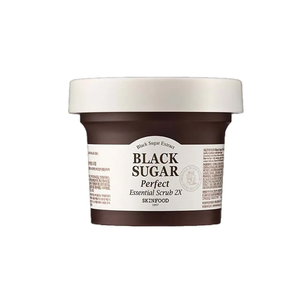 SKINFOOD-Black-Sugar-Perfect-Essential-Scrub-2X-210gGlowBD Skinfood Black Sugar Perfect Essential Scrub 2X 210g - Image 1