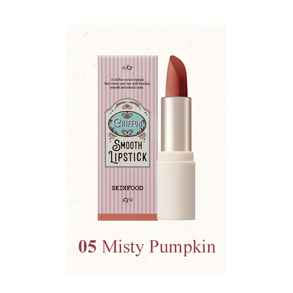 Skin-Food-Chiffon-Smooth-Lipstick-05-Misty-Pumpkin-3.5GGlowBD Skinfood Chiffon Smooth Lipstick 05 Misty Pumpkin 3.5G - Image 1