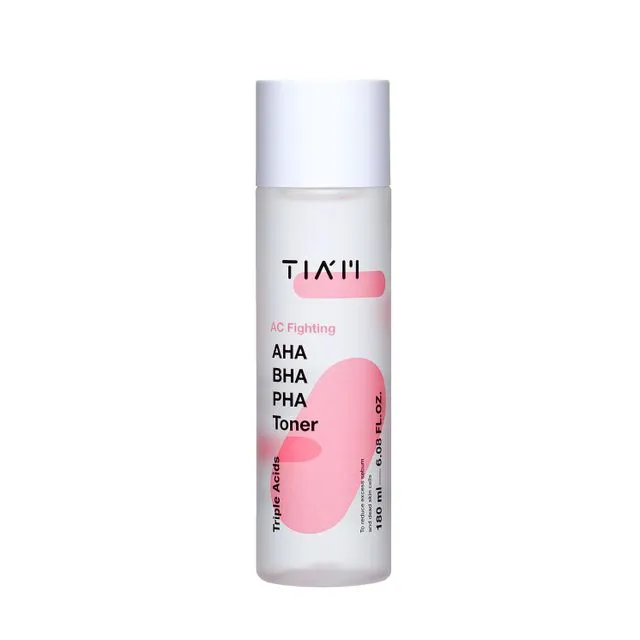 Tiam-AC-Fighting-AHA-BHA-PHA-Toner-180mlGlowBD Tiam AC Fighting AHA BHA PHA Toner 180ml - Image 1