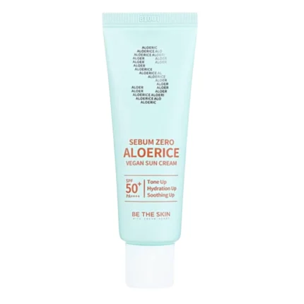 BE THE SKIN Sebum Zero Aloerice Vegan Sun Cream 50ml