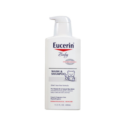 Eucerin Baby Wash and Shampoo 400ml