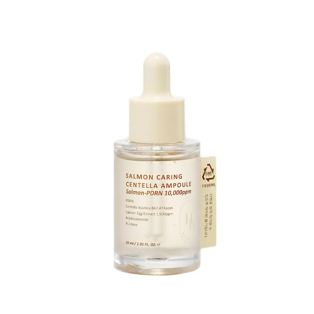 HEVEBLUE Salmon Caring Centella Ampoule 30ml HEVEBLUE Salmon Caring Centella Ampoule 30ml - Image 1