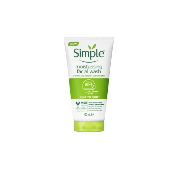 Simple Kind to Skin Moisturising Facial Wash 150ml Simple Kind to Skin Moisturising Facial Wash 150ml