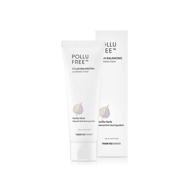 Thank You Farmer Pollufree 5.5 pH-Balancing Cleansing Foam Cleanser 120ml Thank You Farmer Pollufree 5.5 pH-Balancing Cleansing Foam Cleanser 120ml - Image 1