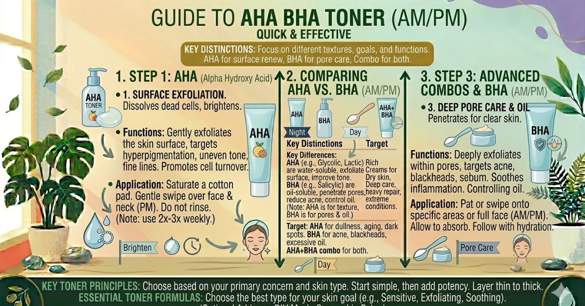 aha bha toner guide