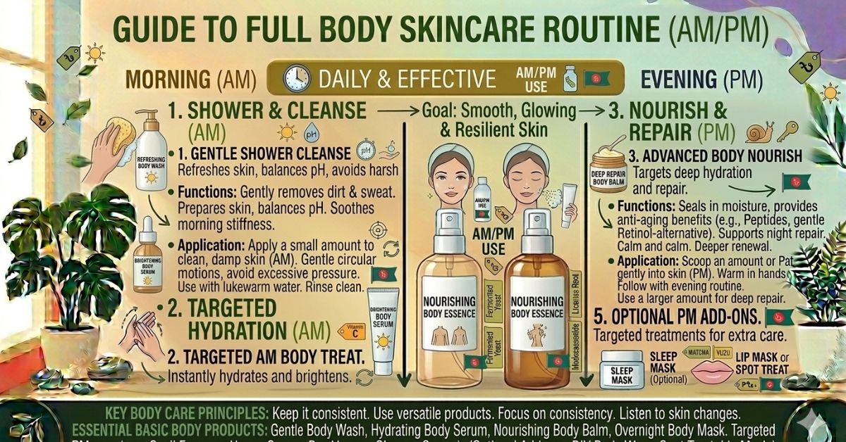 body skincare routine