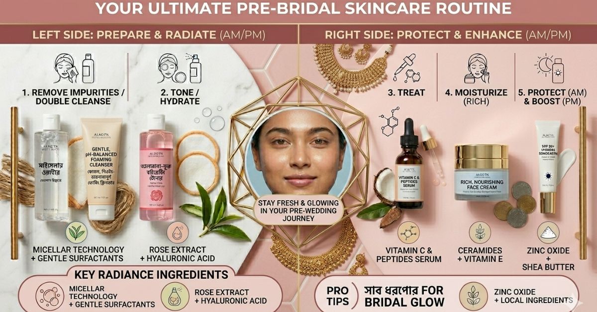 bridal skincare routine