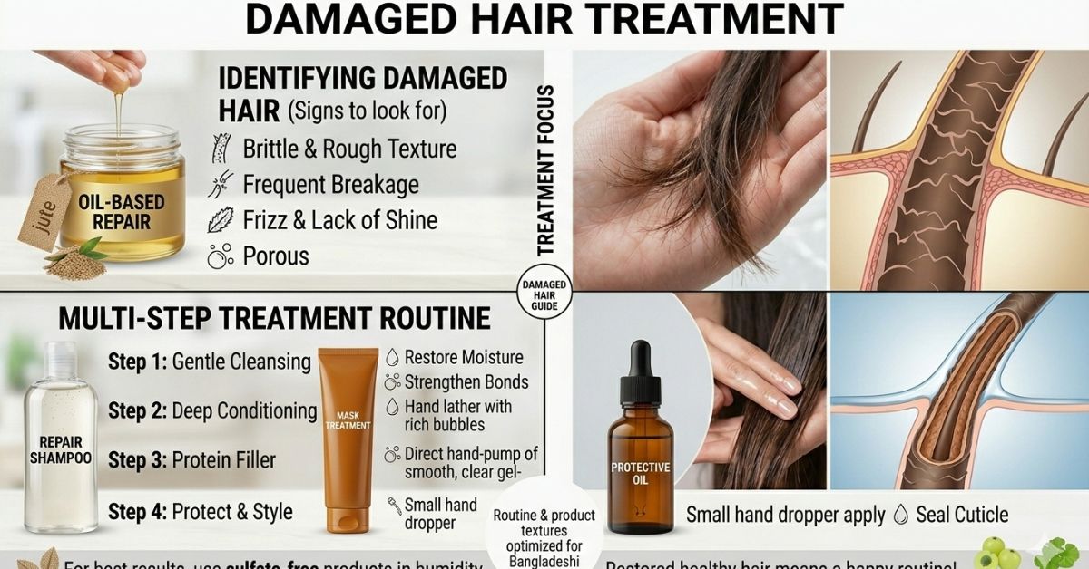 damaged hair treatment