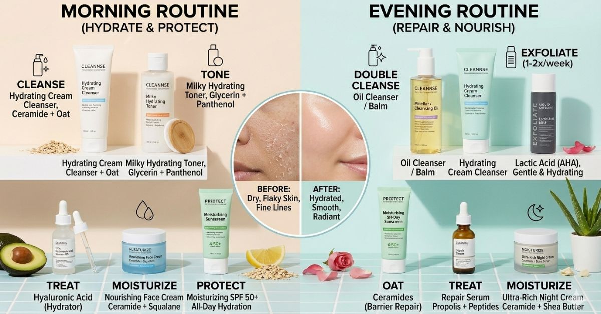 dry skin routine