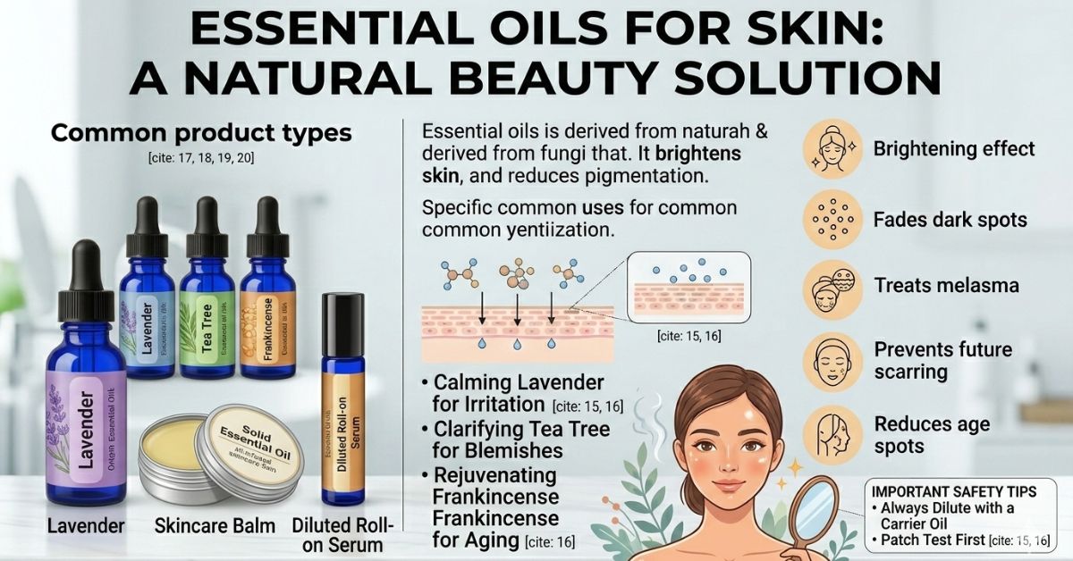 essential oils skin