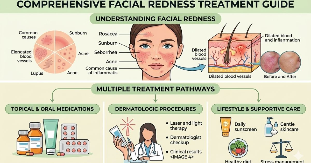 facial redness treatment
