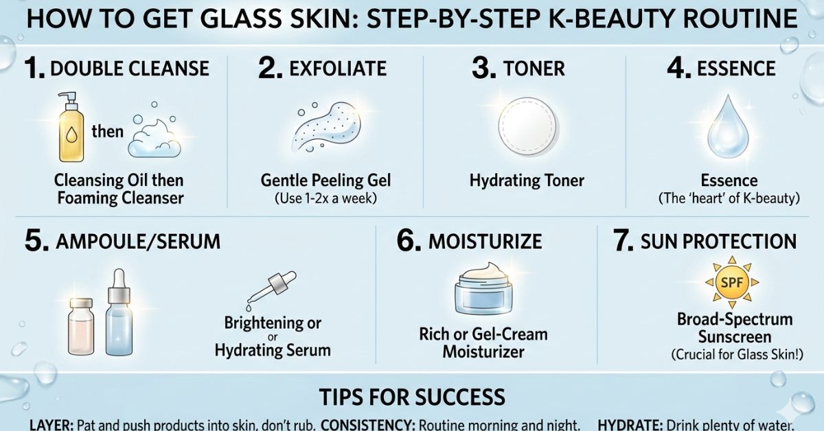 glass skin routine