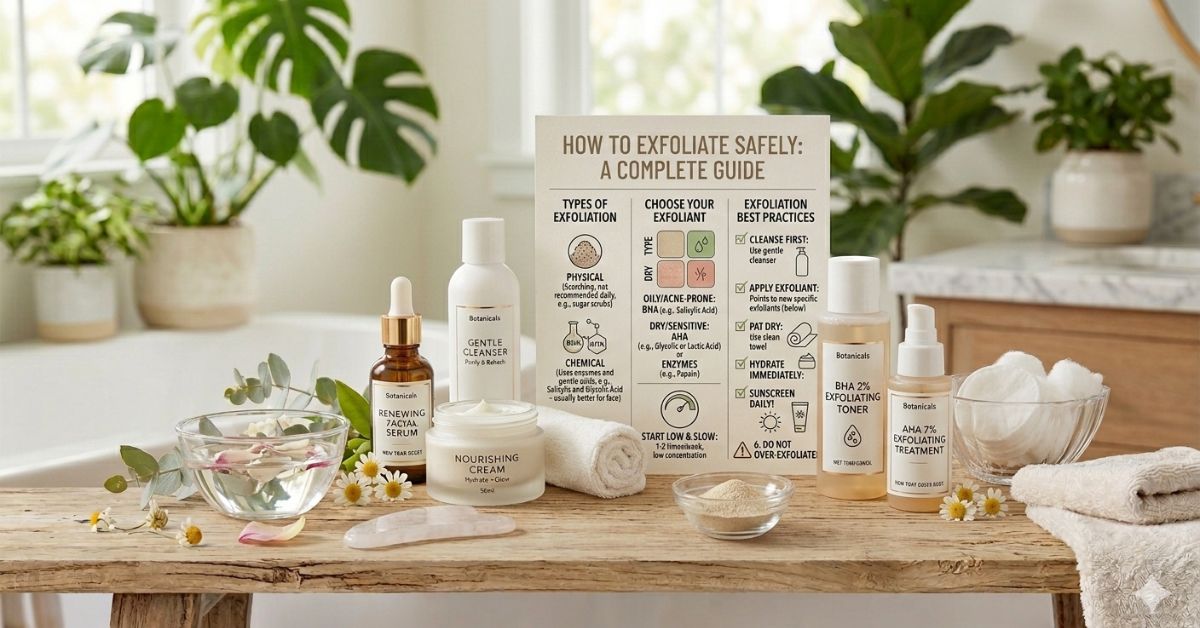 how to exfoliate safely