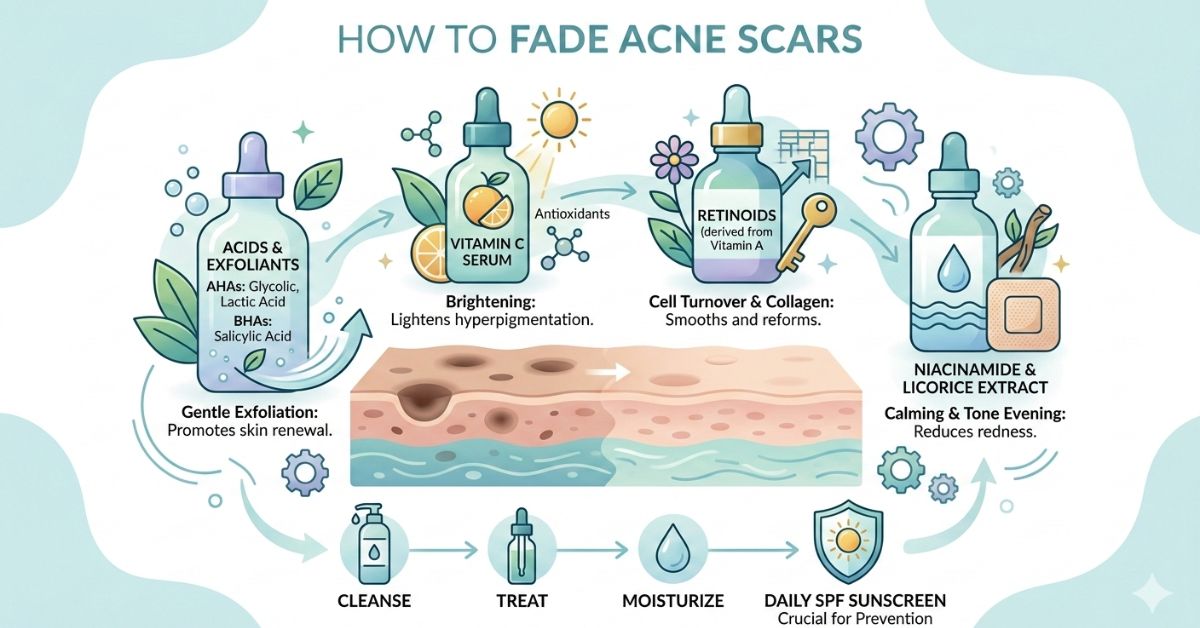 how to fade acne scars