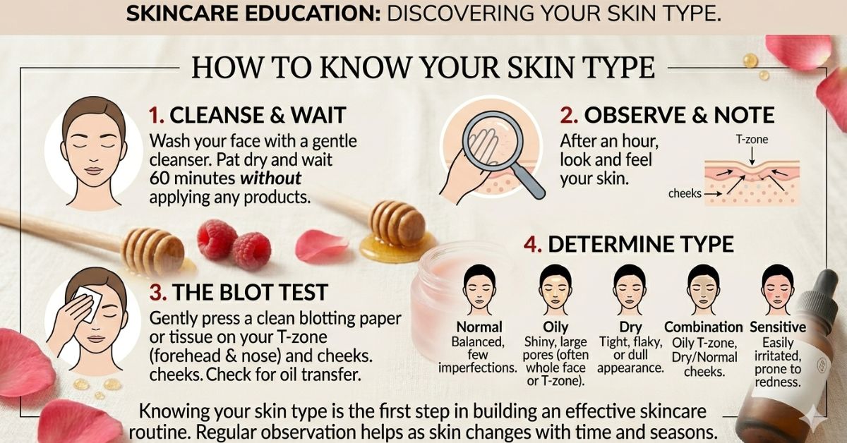 how to know skin type