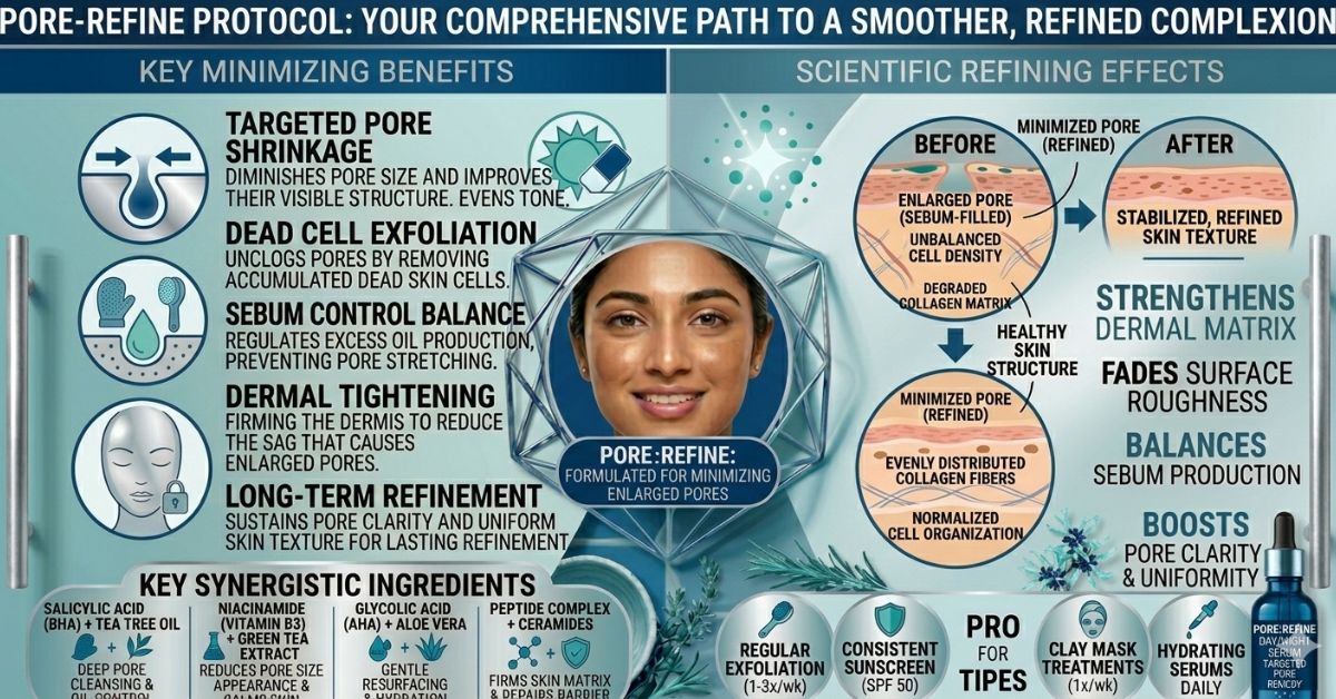 how to minimize pores