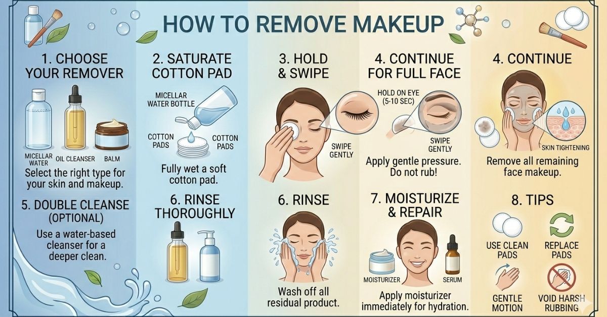 how to remove makeup