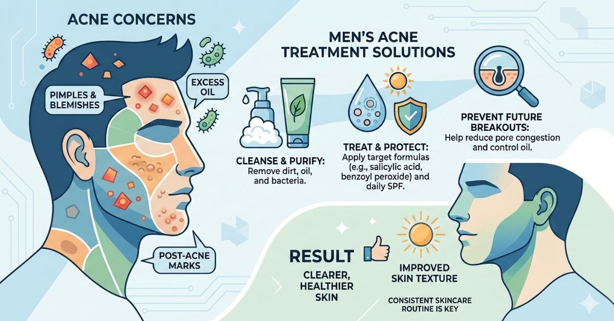 men acne treatment