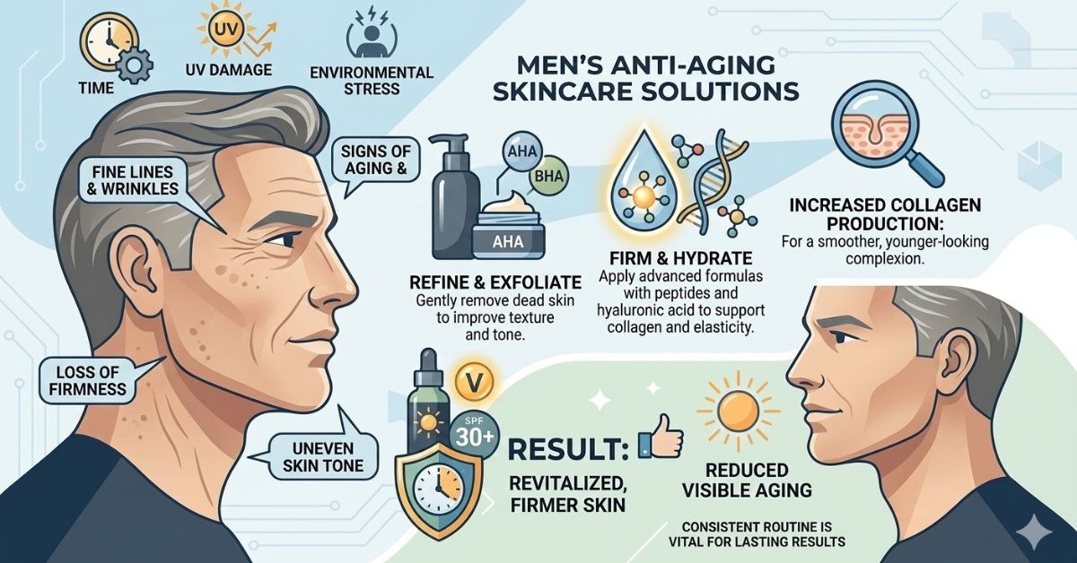 men anti-aging skincare