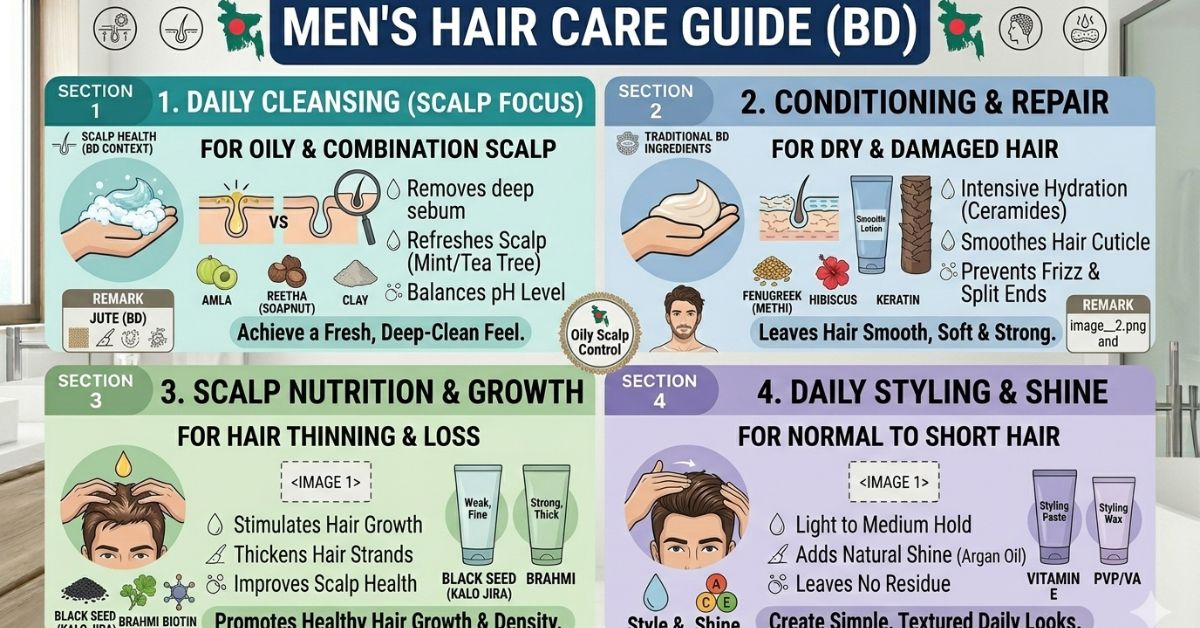 mens hair care bd