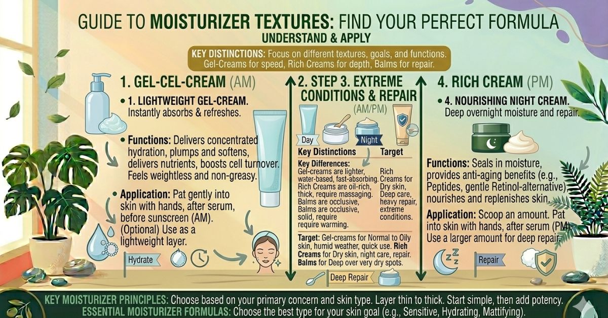 moisturizer texture guide