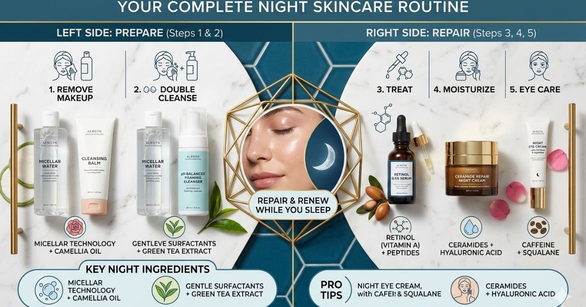 night skincare routine