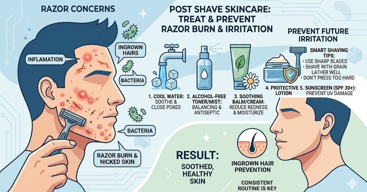 post shave skincare