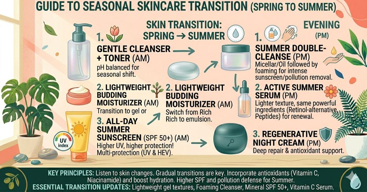 seasonal skincare transition